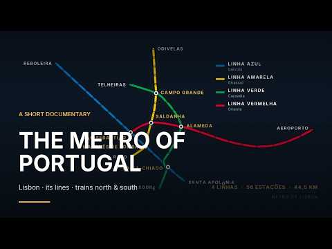 The Metro of Portugal — Lisbon's Lines and the Trains North and South