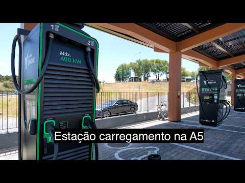 Estação de carregamento de 400kw na A5 Lisboa-Cascais