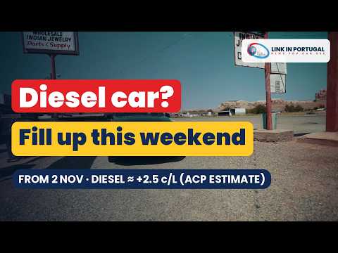 Diesel Car? Fill Up This Weekend: Fuel Prices in Portugal From 2 November