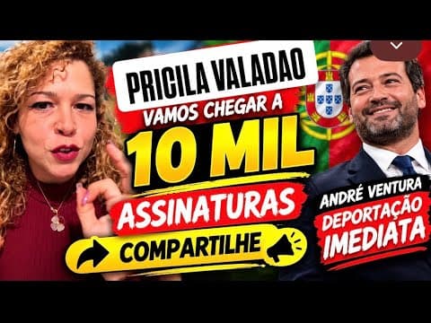 AJUDE A CHEGAR A 10 MIL ASSINATURAS PARA (PRICILA VALADAO DEIXAR PORTUGAL)