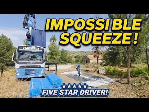 Delivery Day! Receiving Our 20ft Shipping Container in Portugal | Quinta Futura