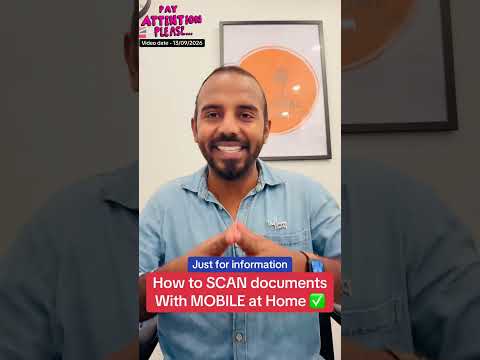 How to SCAN documents With MOBILE at Home ✅ ®Live Portugal By Harry | Advocate Harry | Portugal news