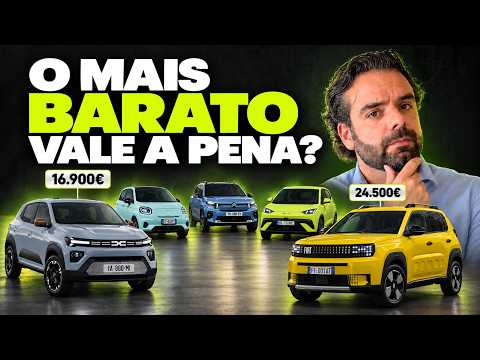 5 ELÉTRICOS Mais BARATOS em Portugal (2026): Qual Vale a Pena?