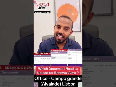 Card Renewal Documents Upload ?  ®Live Portugal By Harry | Advocate Harry | Portugal news