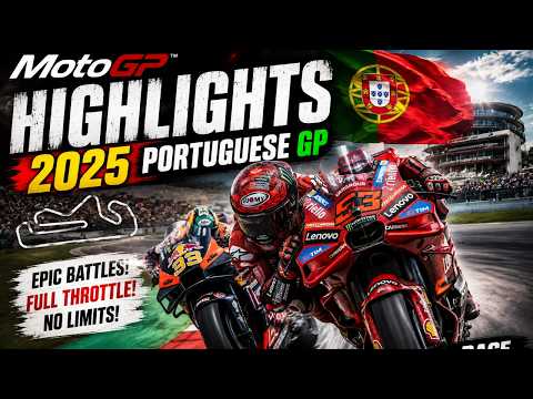 Last Lap Chaos! 🏍️ MotoGP Portugal 2025 Full Highlights