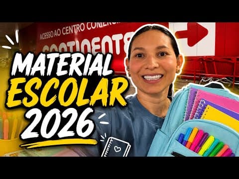     QUANTO CUSTA O MATERIAL ESCOLAR EM PORTUGAL? 🇵🇹😱 | Compras para 2026