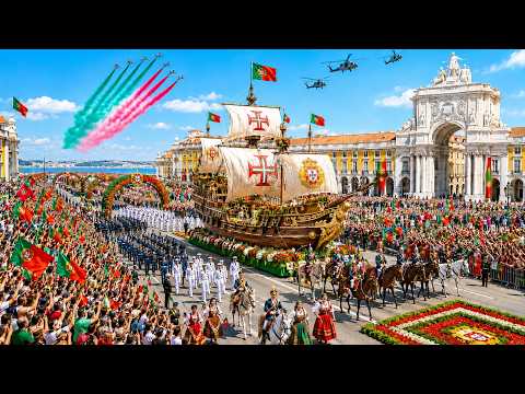 PORTUGAL NATIONAL DAY 2026 🇵🇹 | Grand Military Parade & Patriotic Celebration in 4K