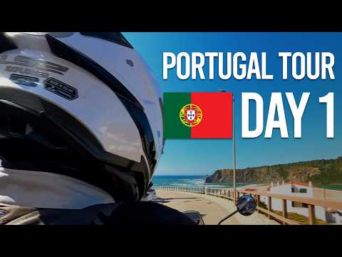 Portugal Motorcycle Tour Day 1 | Lisbon to Sagres on a Royal Enfield Himalayan 450