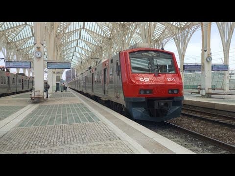 Estação de Lisboa Oriente - Comboios de Portugal no dia 26/05/2026 parte 1.