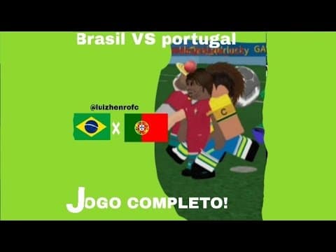 JOGO COMPLETO! BRASIL × PORTUGAL FINAL DA COPA DO MUNDO 