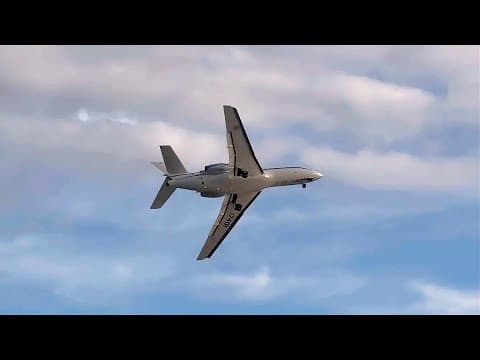 PORTUGAL AIR FORCE DASSAULT FALCON 50 TOUCH & GO TRAINING at MADEIRA AIRPORT (FNC || LPMA)