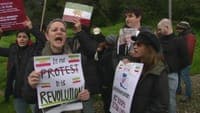 Demonstration outside the Iranian embassy in Lisbon gathers Iranians in Portugal: "We want the end of the ayatollahs"