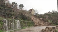 Ground gives way in Oliveira do Hospital, triggering a 'thundering' landslide