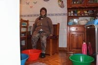 Aida Encarnação, 74, thought it was 'the end of the world', felt 'terror, real terror'. Her husband, 77, fell and was 'shaking, shaking, shaking'