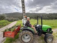 A retired bricklayer went where no one else did. Carlos prevented two villages from being cut off by the storm
