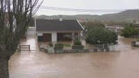 Submerged houses and cut-off roads in Torres Vedras
