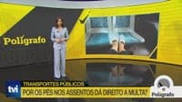 Polígrafo: Is putting your feet on public transport seats punishable by a fine?