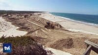 "The sea advanced inland": Portuguese coast lost 20 metres of beach due to last month's storms