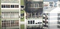 Fire in 12-storey building forces dozens of residents to evacuate in Oeiras