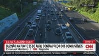 Honking protest on the 25 de Abril Bridge against 'leaving a kidney at the petrol stations': 'The population of the South Bank suffers the most from these prices'