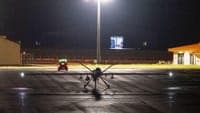Exclusive images: MQ9 Reaper drone on the tarmac at Lajes Air Base