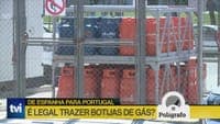 Polígrafo. Is it legal to buy gas cylinders in Spain and bring them to Portugal?