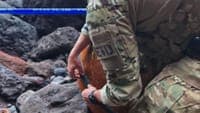Navy clearance divers deactivate explosive device on Graciosa