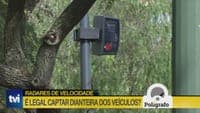 Polígrafo. Is it legal for speed cameras to capture the front of vehicles?