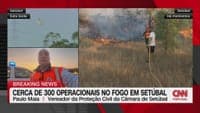 "We are protecting people and property". Fire in Setúbal has already caused seven injuries