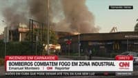 Shop in Carnaxide completely engulfed in flames