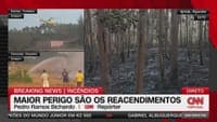 Fire in Águeda: flare-ups keep tight surveillance on the ground