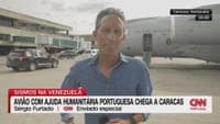 Plane with Portuguese humanitarian aid lands in Caracas to support affected population