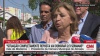 Mayor of Almada guarantees that the increase in water consumption was "very substantial and unpredictable"