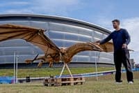 Scotland woke up to a dragon in the skies. It was Syrax, from House of the Dragon
