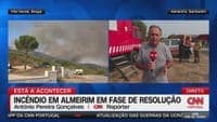 Fire in Santarém is "under control" but a "significant area" has burned