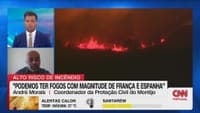 High fire risk: "we must be concerned" in Portugal