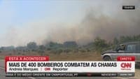 "I have been here since 07:00 and I still haven't seen a firefighter": flames cause concern in Guarda