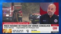 "High temperatures, low humidity and wind". Fire danger has returned to the country