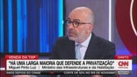Pinto Luz has "absolutely no doubts" that he would privatise 100% of TAP if the decision were his alone