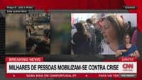 Protesters in Coimbra ask the Government for a "life as dignified as the one" that ministers have