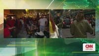 Images of the celebrations by Lula da Silva's supporters in Porto