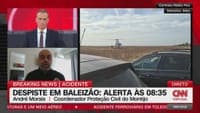 These are the first images of the bus accident in Baleizão