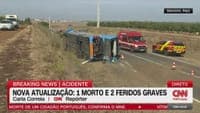 This is the state of the bus that crashed in Baleizão