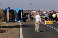 Driver may have suffered a 'sudden illness' before bus crash in Baleizão