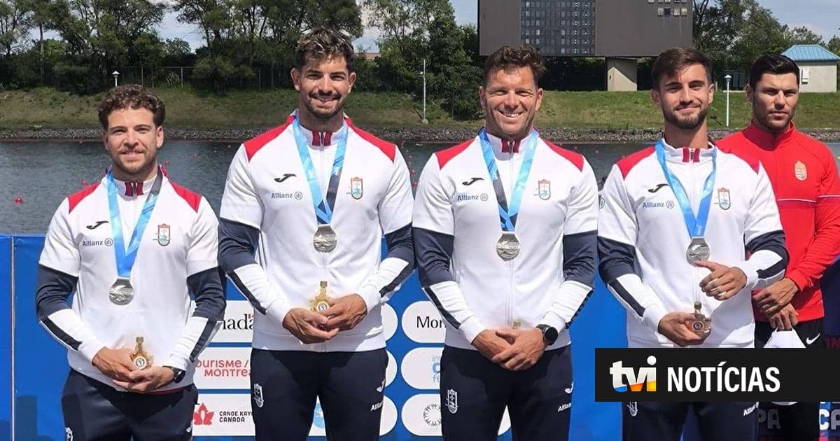 Canoeing: Portugal wins silver in K4 500 metres at the World Cup