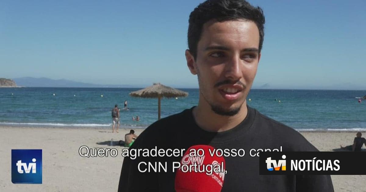 Marouan lost his brother during the entry into Ceuta. CNN Portugal helped him find him again