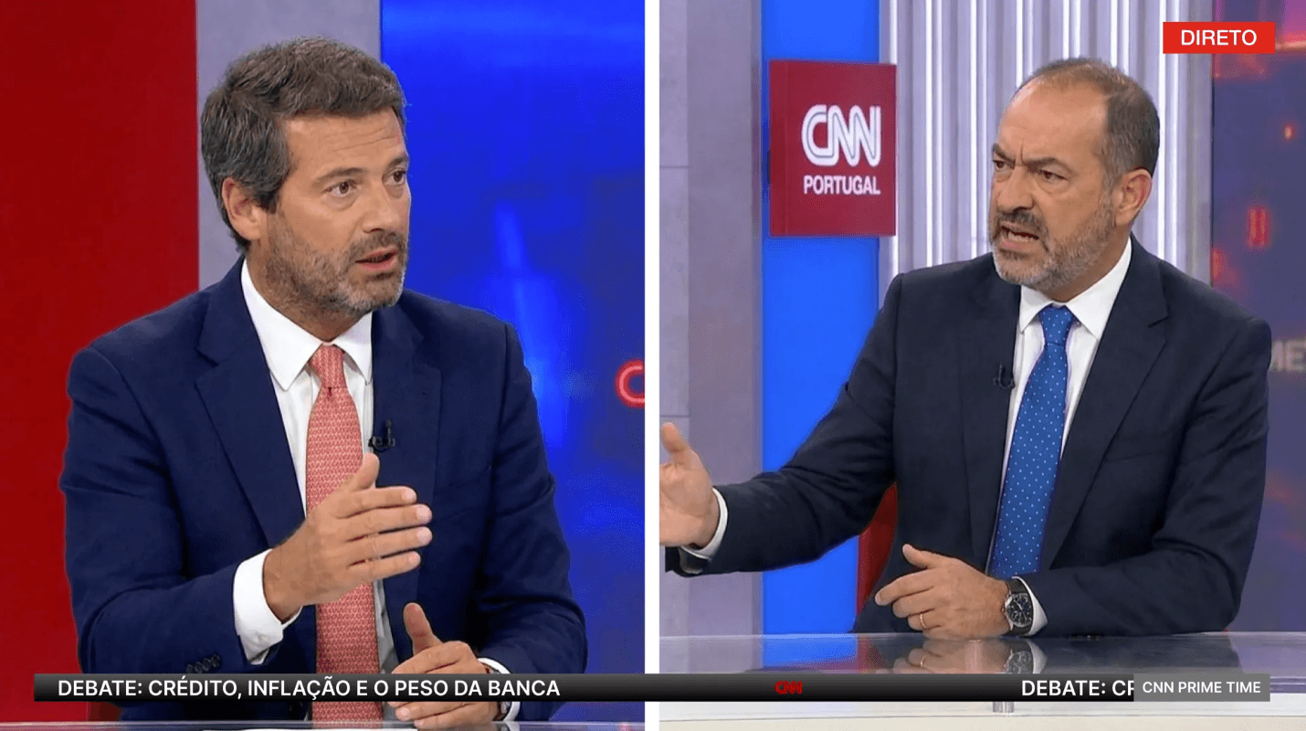 Did the Governor of the Bank of Portugal walk out of a live CNN broadcast after a heated argument with André Ventura?