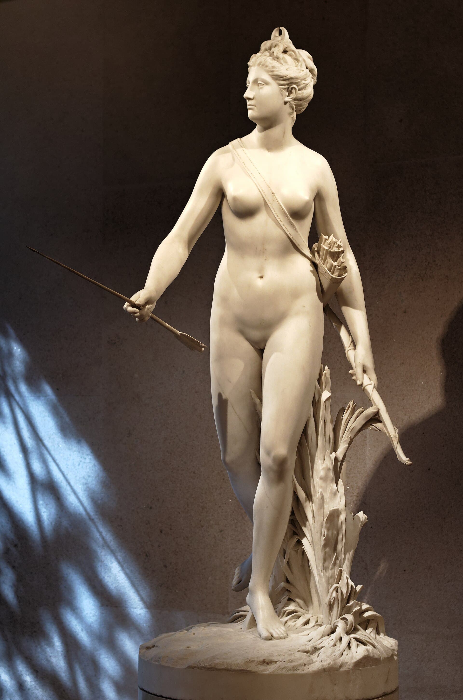 Diana by Jean-Antoine Houdon