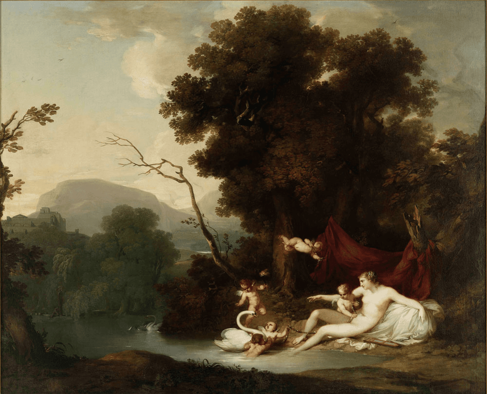 Jupiter and Leda by Vieira Portuense