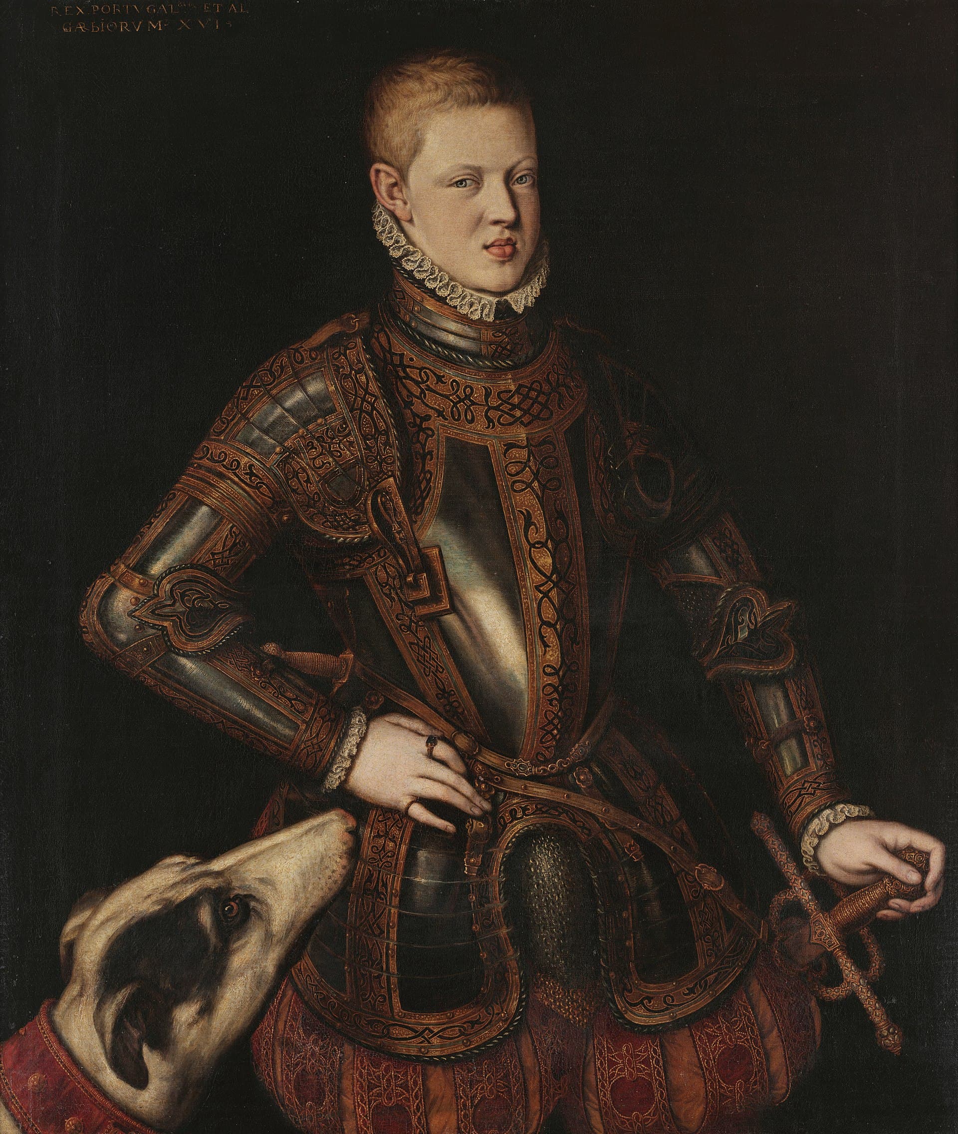 Portrait of King Sebastian of Portugal by Cristóvão de Morais